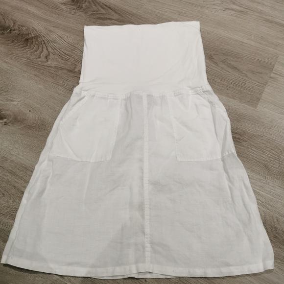 MNG white cotton Sport  skirt with pockets - Picture 4 of 5